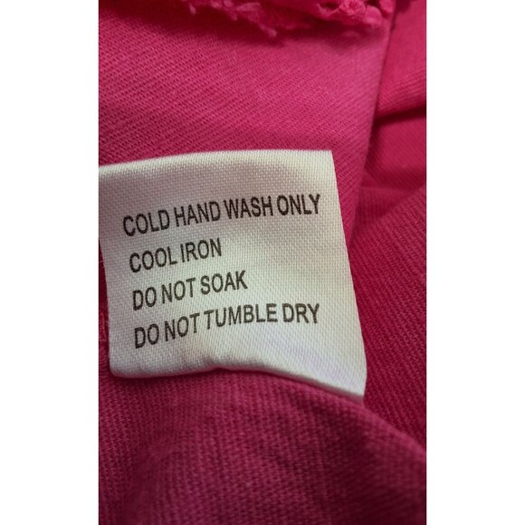 Hello Molly Ready For Brunch Hot Pink Mini Dress XS Babydoll Beachy - Picture 11 of 11